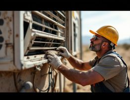 Efectos del polvo y arena en aires acondicionados